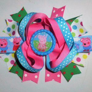 Peppa Pig Girls 5-Inch Hair Bow Clip